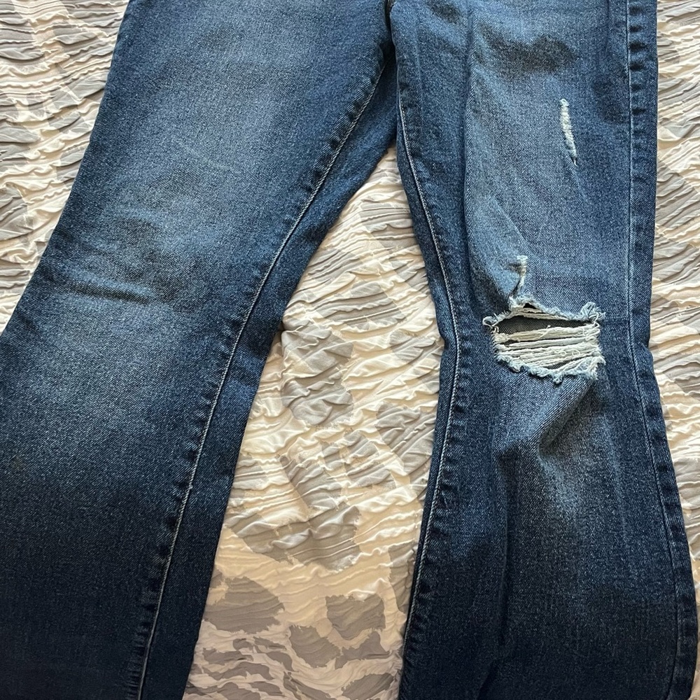 No Boundaries Dark Blue Flare Jeans